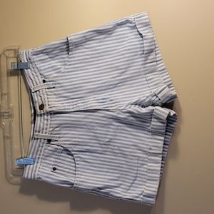 vintage Giorgio Sant Angelo striped denim shorts